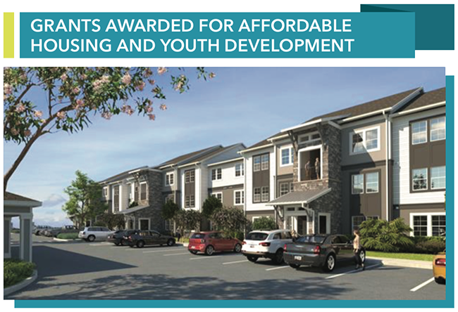a render of the affordable housing development