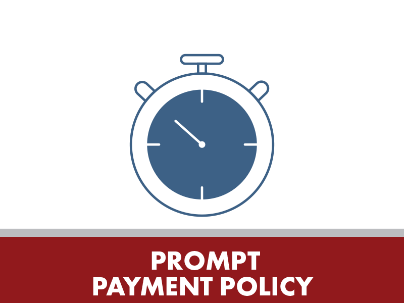 Prompt Payment Policy