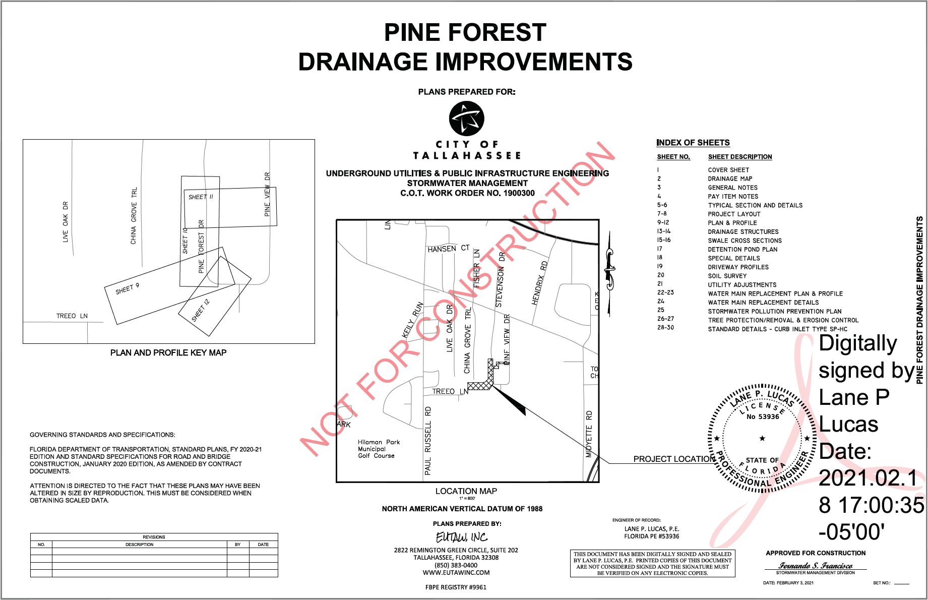 Pine Forest Drainage Plan